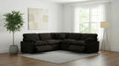 Collins 5-piece Modular Power Reclining Sectional Chocolate Brown