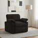 Collins Upholstered Power Recliner Chair Chocolate Brown
