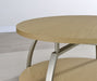 Dacre 2-piece Round Coffee and End Table Set Greige
