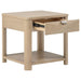 Marcelo 2-piece Coffee Table Set with Storage Light Elm