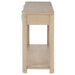 Marcelo Sofa Console Table with 2 Drawers and Shelf Light Elm