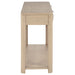 Marcelo Sofa Console Table with 2 Drawers and Shelf Light Elm