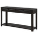 Marcelo Sofa Console Table with 2 Drawers and Shelf Coffee