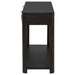 Marcelo Sofa Console Table with 2 Drawers and Shelf Coffee