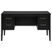 Graham 54-inch 4-drawer Double Pedestal Lift Top Computer Desk Black