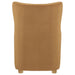 Thornton Velvet Upholstered Wingback Lounge Accent Chair Cognac