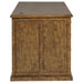 Altidore 68-inch 7-drawer Executive Home Office Desk Distressed Brown