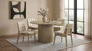 Hamlyn 47-inch Round Wood Dining Room Table Natural Oak