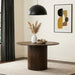 Hamlyn 47-inch Round Wood Dining Room Table Walnut