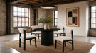 Kehoe Upholstered Dining Side Chair Cream and Black (Set of 2)