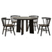 Strouse 5-piece Dining Set Black