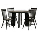 Strouse 5-piece Dining Set Black