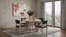Strouse 5-piece Dining Set Black and Natural Oak