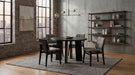 Redbridge Velvet Upholstered Side Chair Grey and Black (Set of 2)