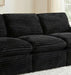 Collins Modular Armless Chair Black