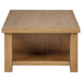 Beasley 2-Piece Wood Coffee Table Set Golden Oak