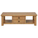 Beasley 3-Piece Wood Coffee Table Set Golden Oak