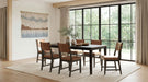 Tegan Faux Leather Upholstered Dining Side Chair Cognac (Set of 2)