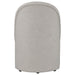 Aubrey Upholstered Barrel Dining Side Chair Beige (Set of 2)