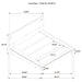 Stillwater 4-piece California King Bedroom Set