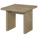 Decker Square Occasional Side End Table Natural Oak