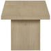 Decker Square Occasional Side End Table Natural Oak