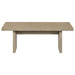 Decker 47-Inch Rectangular Cocktail Coffee Table Natural Oak