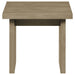 Decker 2-piece Coffee and End Table Set Natural Oak