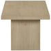 Decker 2-piece Coffee and End Table Set Natural Oak