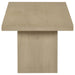 Decker 2-piece Coffee and End Table Set Natural Oak