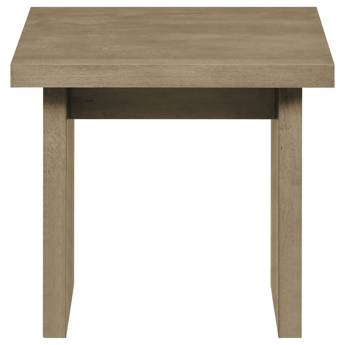 Decker 3-piece Coffee and End Table Set Natural Oak