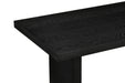 Decker 47-Inch Rectangular Cocktail Coffee Table Black