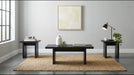 Decker 47-Inch Rectangular Cocktail Coffee Table Black
