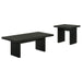 Decker 2-piece Coffee and End Table Set Black