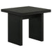 Decker 2-piece Coffee and End Table Set Black