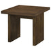 Decker Square Occasional Side End Table Walnut