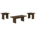 Decker 3-piece Coffee and End Table Set Walnut