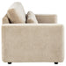 Amador Chenille Upholstered Track Arm Loveseat Camel