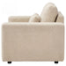 Amador Chenille Upholstered Track Arm Accent Chair Camel