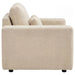 Amador Chenille Upholstered Track Arm Accent Chair Camel