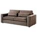 Amador Chenille Upholstered Track Arm Sofa Chocolate