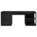 Harkes 75-inch 3-drawer Computer Desk with Adjustable Shelf Coffee Bean