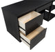Harkes 75-inch 3-drawer Computer Desk with Adjustable Shelf Coffee Bean