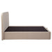 Anders Upholstered Queen Storage Lift Platform Bed Beige