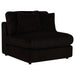 Blaine Upholstered Armless Chair Chocolate