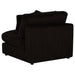 Blaine Upholstered Armless Chair Chocolate