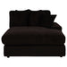 Blaine Upholstered Reversible Chaise Sectional Sofa Chocolate