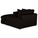 Blaine Upholstered Reversible Chaise Sectional Sofa Chocolate