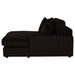 Blaine Upholstered Reversible Chaise Sectional Sofa Chocolate