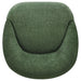 Leon Chenille Upholstered Swivel Accent Chair Green